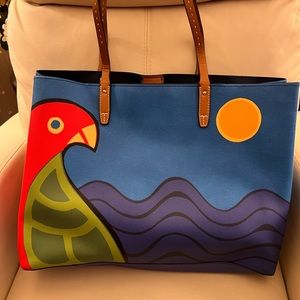 Tory Burch Large multi color tote bag